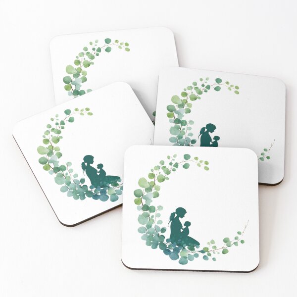 Item preview, Motherhood Silhouette Watercolor Eucalyptus Mother's Day designed and sold by BigStar-Cart.