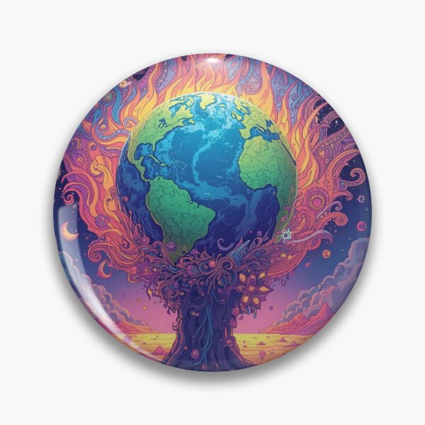 Item preview, Cosmic Worldtree Psychedelic Earth designed and sold by Starsleuth.