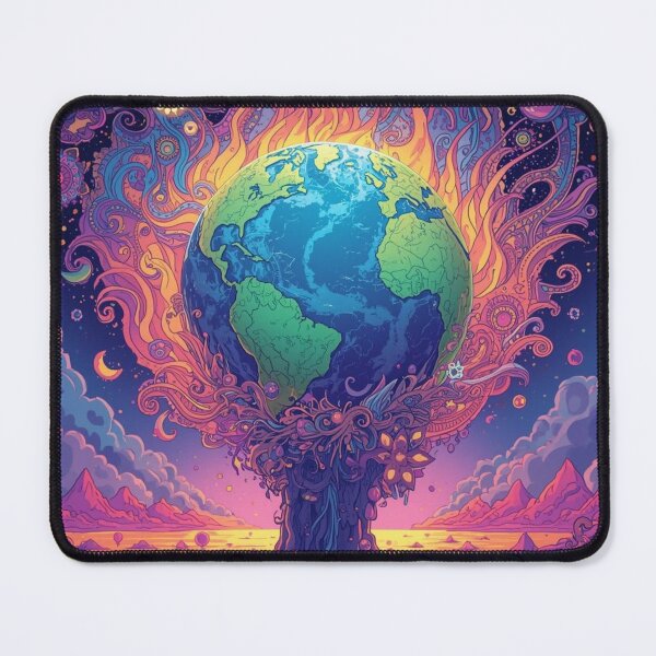 Item preview, Cosmic Worldtree Psychedelic Earth designed and sold by Starsleuth.