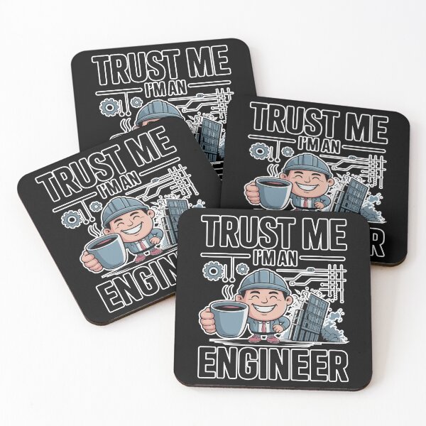 Item preview, Trust Me I'm an Engineer designed and sold by Moxie Ink Lady.