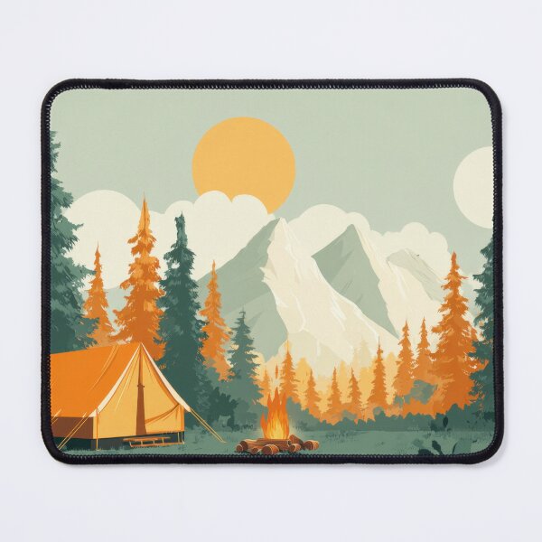 Item preview, Camping in the forest near mountains designed and sold by anytka.