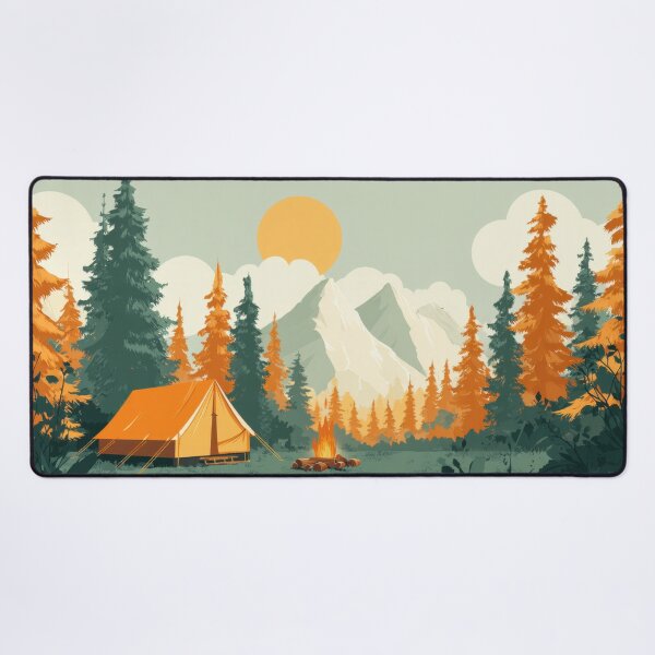 Item preview, Camping in the forest near mountains designed and sold by anytka.