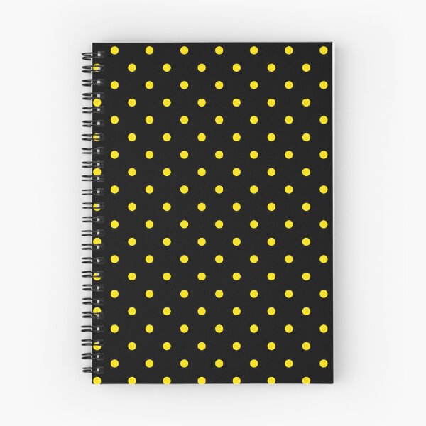 Item preview, Vivid Yellow Polkadots On Black designed and sold by POLKAIWERX.