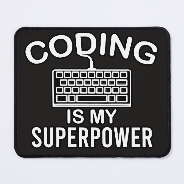 Item preview, Coding Is My Superpower Funny Notch Style Programmer Hero T-Shirt designed and sold by Zenith Design.