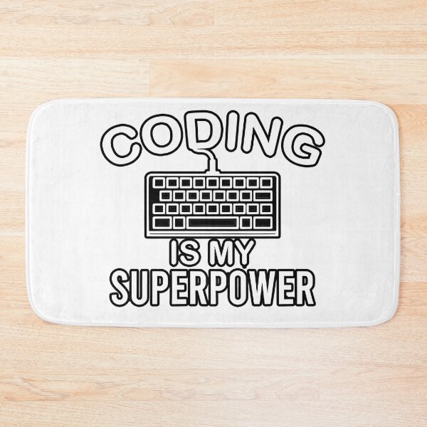 Item preview, Coding Is My Superpower Funny Notch Style Programmer Hero T-Shirt designed and sold by Zenith Design.