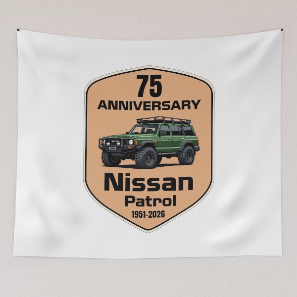 Item preview, Nissan Patrol 75 anniversary designed and sold by AutoEscapePrints.