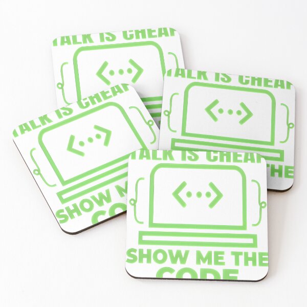 Item preview, Talk Is Cheap Show Me The Code Linus Torvalds Notch Style Programmer T-Shirt designed and sold by Zenith Design.