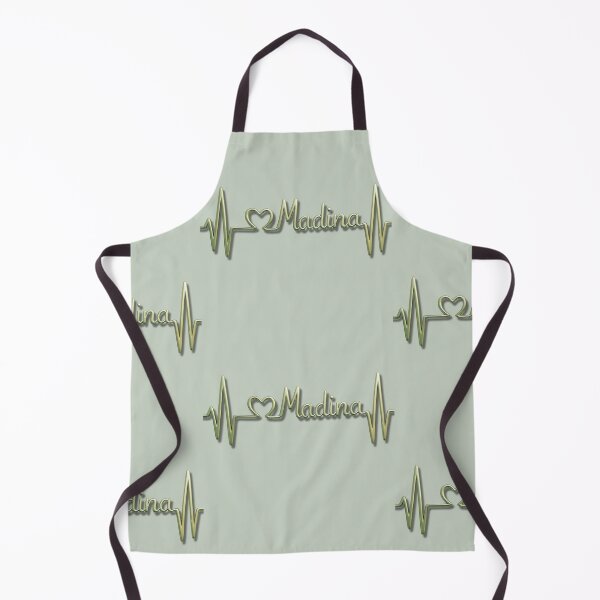 Item preview, Madina Heartbeat Line (V.7) – Islamic City Love Typography Design designed and sold by D-Islamic.