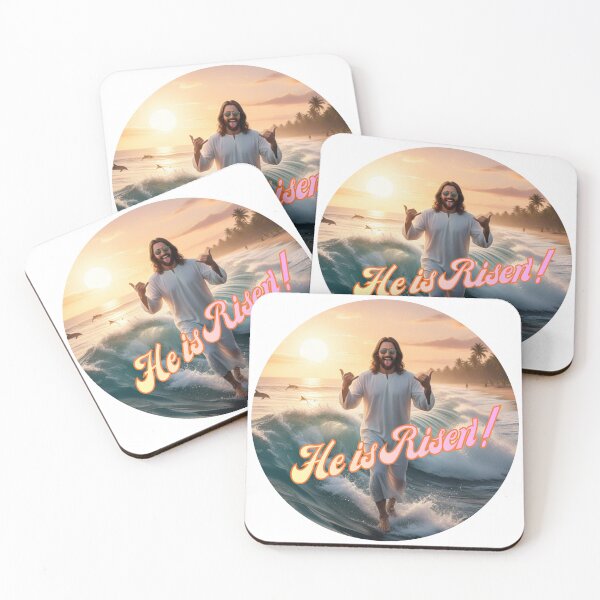 Item preview, HE IS RISEN'! ~ Hang Loose Jesus Circle ~ HAPPY EASTER! designed and sold by TheLastGarden.