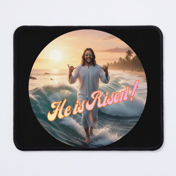 Item preview, HE IS RISEN'! ~ Hang Loose Jesus Circle ~ HAPPY EASTER! designed and sold by TheLastGarden.