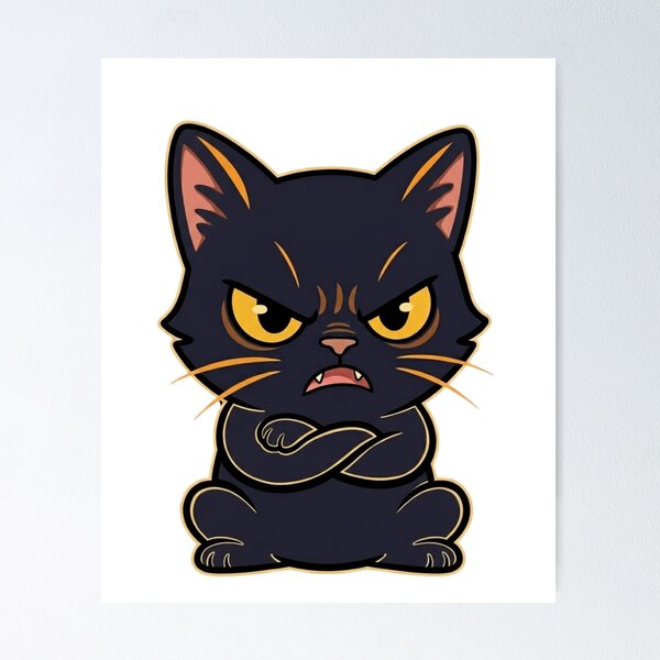Item preview, I Said No Black Cat Shirt For Attitude Gift Tee designed and sold by Amevvoo.