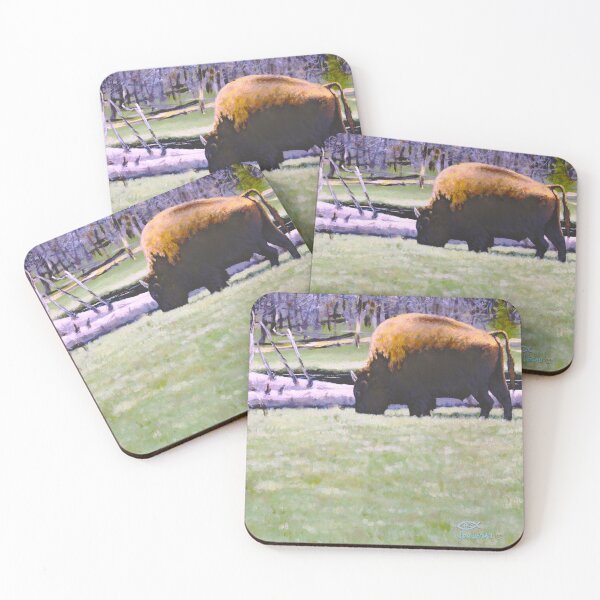 Item preview, Bison on the Firehole designed and sold by fishinjonny.