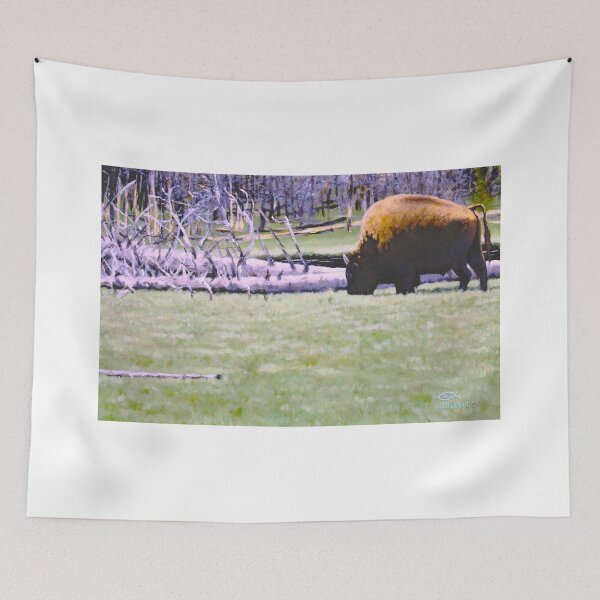 Item preview, Bison on the Firehole designed and sold by fishinjonny.