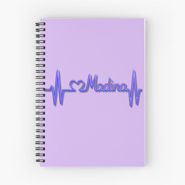 Artikelvorschau, Madina Heartbeat Line (V.9) – Typografisches Design für islamische Stadtliebe entworfen und verkauft von D-Islamic.