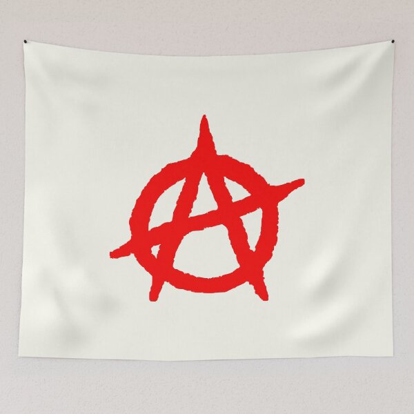 Item preview, Classic Anarchy Symbol Red designed and sold by Jeallan Designs.