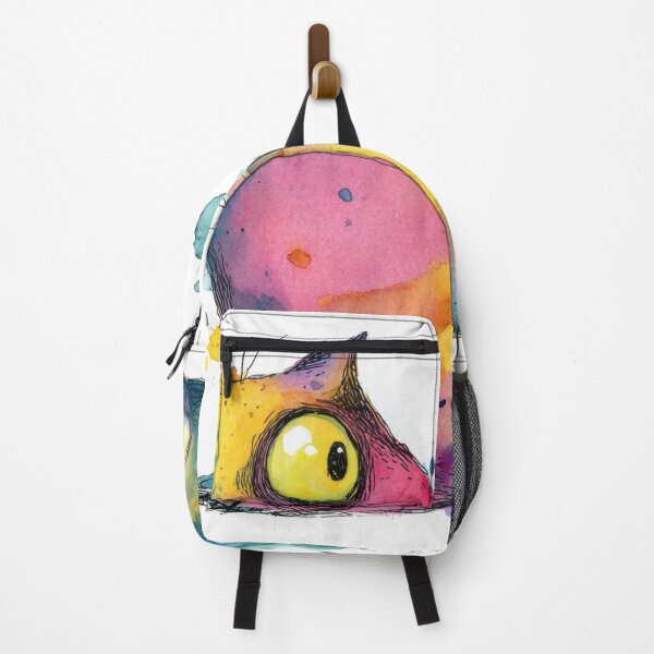 Item preview, Colorful cat with large eyes designed and sold by anytka.