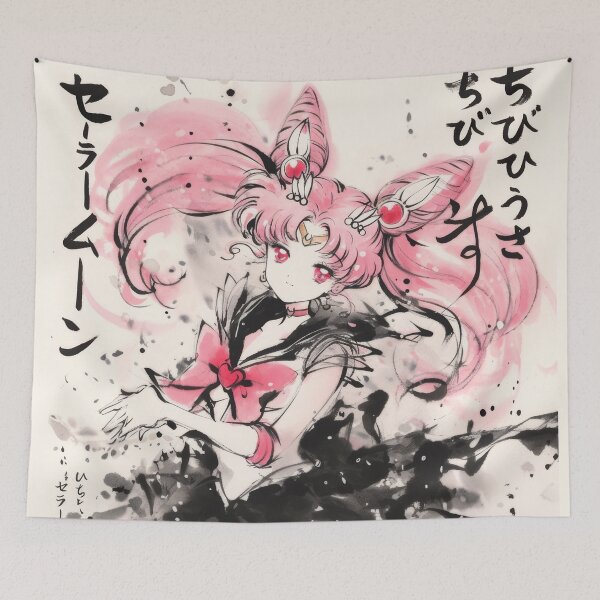 Item preview, Chibiusa Sumi-e  designed and sold by AnimeArsenalPrints.