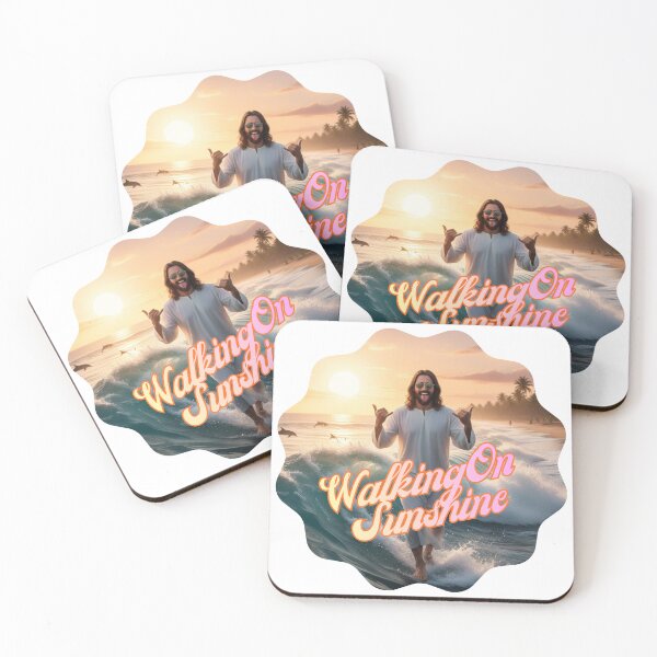 Item preview, WALKING ON SUNSHINE ~ Hang Loose Jesus Medallion designed and sold by TheLastGarden.