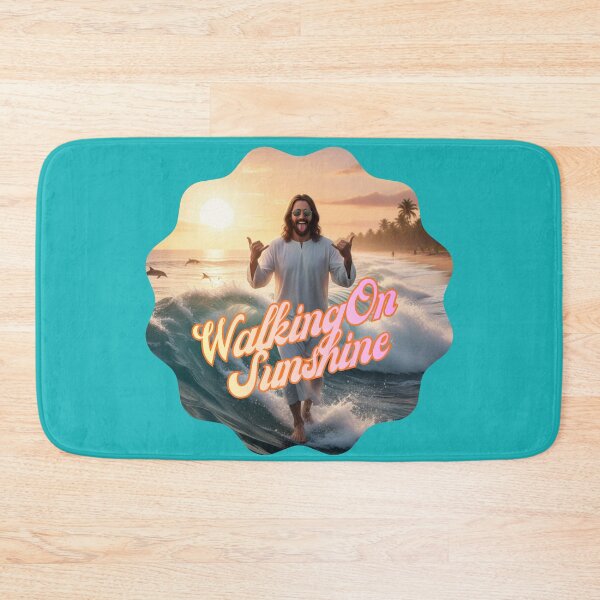 Item preview, WALKING ON SUNSHINE ~ Hang Loose Jesus Medallion designed and sold by TheLastGarden.