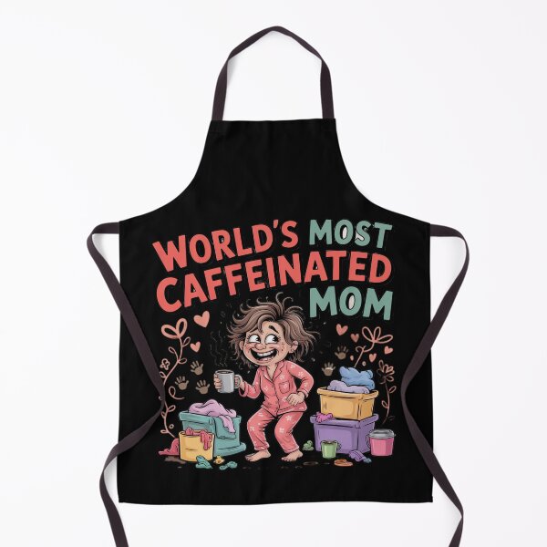 Item preview, World's Most Caffeinated Mom Funny Mother's Day designed and sold by Midnight Veil Designs.