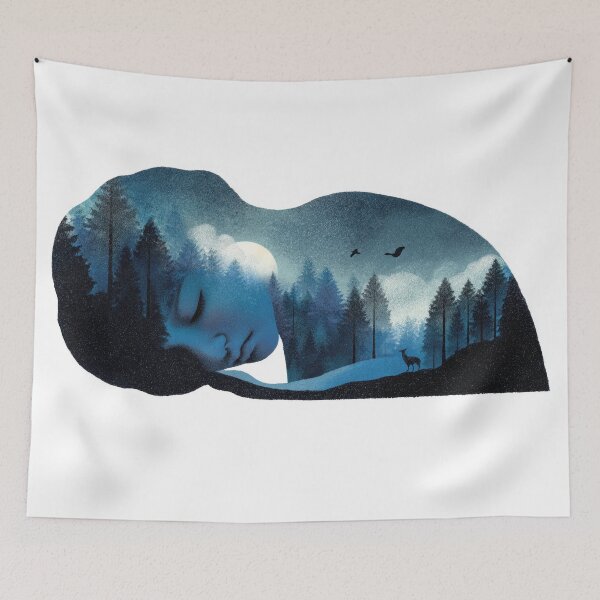 Item preview, Forest seen in a childs silhouette designed and sold by anytka.