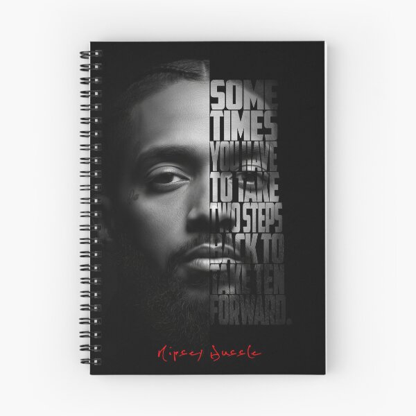 Item preview, Nipsey Hussle Split Face Quote Poster designed and sold by Enea Kelo.
