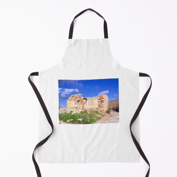 Item preview, Abandoned Stone Ruins Of A Rural Cottage Beside A Worn Path Under A Bright Blue Sky designed and sold by Nmallia.