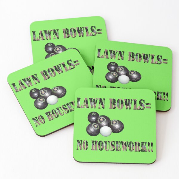 Item preview, "Lawn Bowls: The Ultimate Excuse for No Housework!" designed and sold by A-Work-Of-Art.