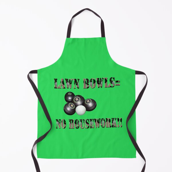 Item preview, "Lawn Bowls: The Ultimate Excuse for No Housework!" designed and sold by A-Work-Of-Art.