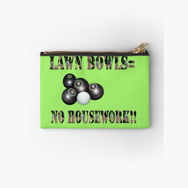 Item preview, "Lawn Bowls: The Ultimate Excuse for No Housework!" designed and sold by A-Work-Of-Art.