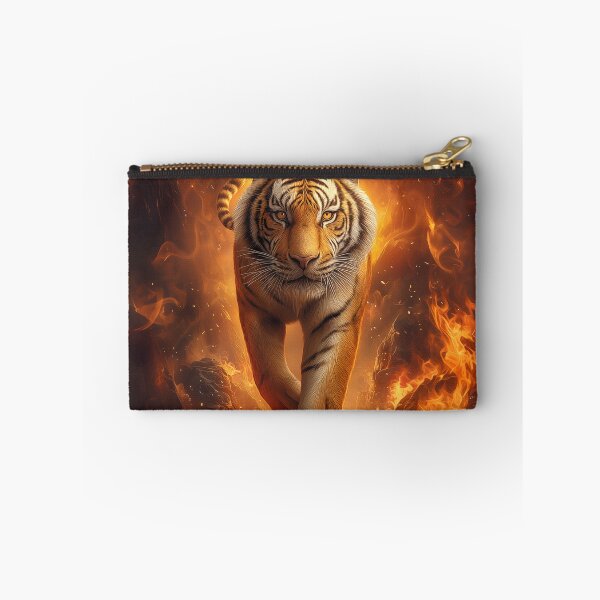 Item preview, Tiger Walking Through Fire designed and sold by PetsArt.