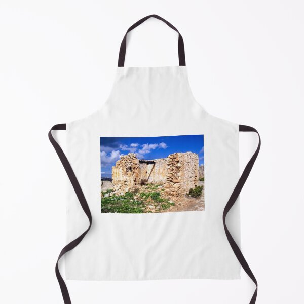 Item preview, Abandoned Stone Ruins Of A Rural Cottage Beside A Worn Path Under A Bright Blue Sky designed and sold by Nmallia.