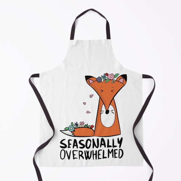 Item preview, Seasonally Overwhelmed Cute Fox Spring Vibes designed and sold by DesignFreakArt.