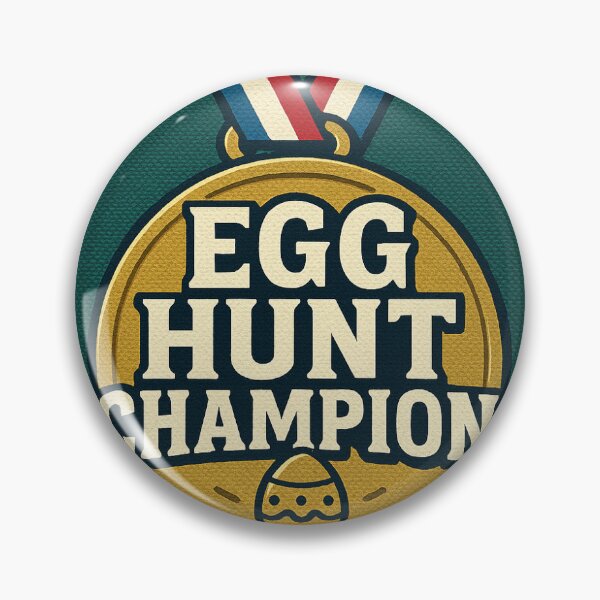 Item preview, Egg Hunt Champion – Easter Gold Medal designed and sold by Lyvion design.