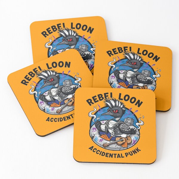 Item preview, Copy of Funny Rebel Loon - Accidental Punk Bird Rockstars designed and sold by Culture Atlas .