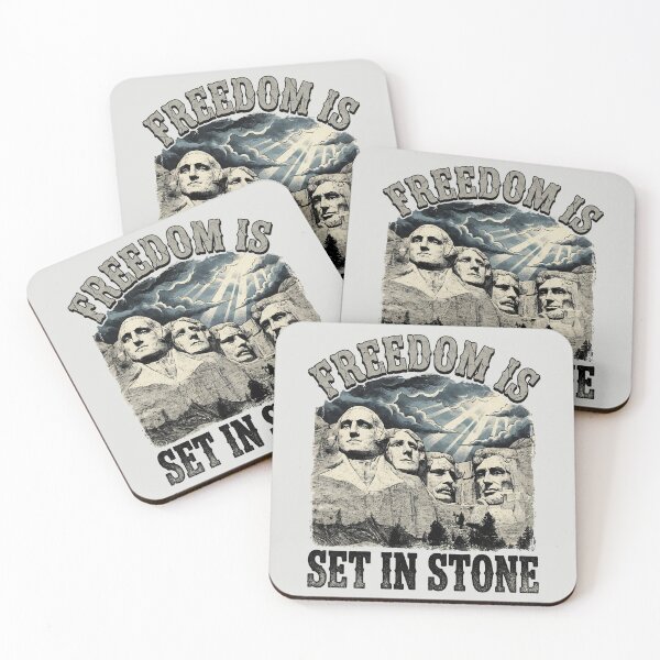 Item preview, Freedom Is Set In Stone - Mount Rushmore designed and sold by DigitalGlade.