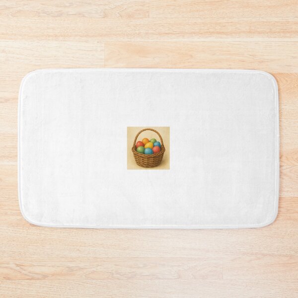 Item preview, Traditional Easter basket with colored eggs designed and sold by Lyvion design.