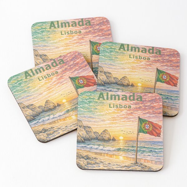 Item preview, Evening sunset in Almada at the beach.    designed and sold by Gunnar Hermansen.