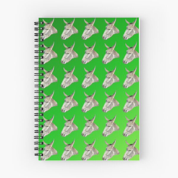 Item preview, "Playful Whimsy: Green Donkey Head Pattern" designed and sold by A-Work-Of-Art.