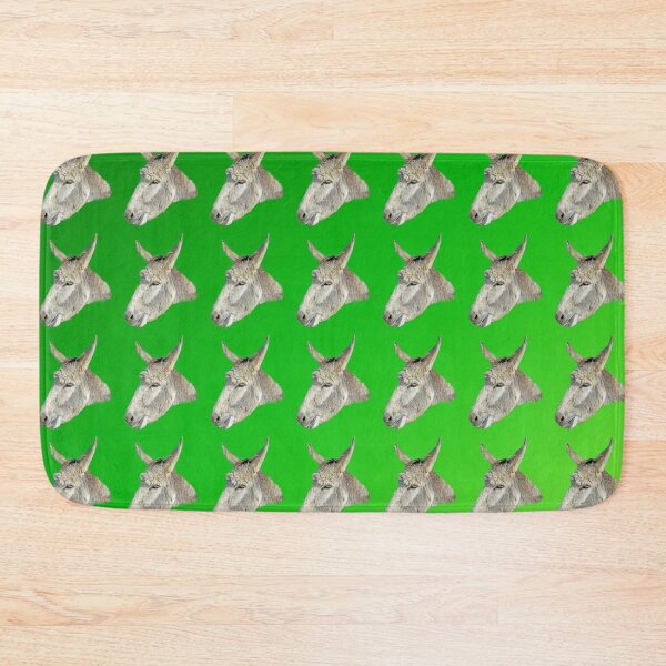 Item preview, "Playful Whimsy: Green Donkey Head Pattern" designed and sold by A-Work-Of-Art.