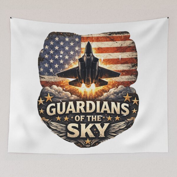 Item preview, Sky Defense Fighter Jet Aviation Art designed and sold by Combat Skies.