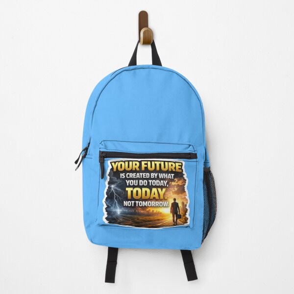 Item preview, Your Future Is Created Today Not Tomorrow Motivation Sticker designed and sold by Scro-Ciob-Shop.