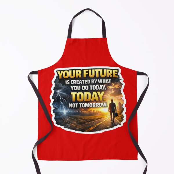 Item preview, Your Future Is Created Today Not Tomorrow Motivation Sticker designed and sold by Scro-Ciob-Shop.