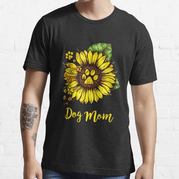 dog mom shirt sunflower