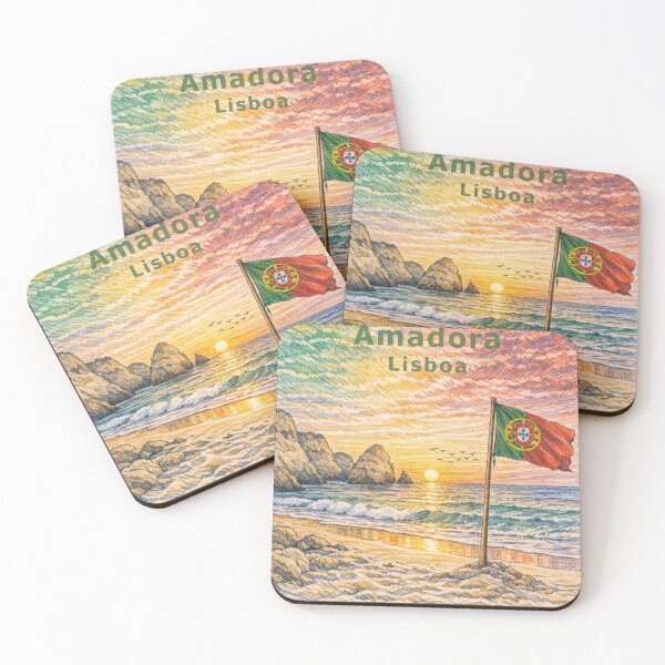 Item preview, Evening sunset in Amadora, Lisboa at the beach.    designed and sold by Gunnar Hermansen.