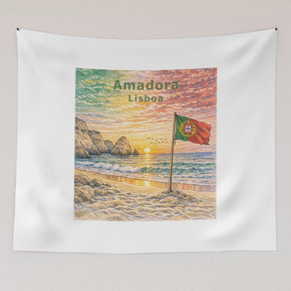 Item preview, Evening sunset in Amadora, Lisboa at the beach.    designed and sold by Gunnar Hermansen.