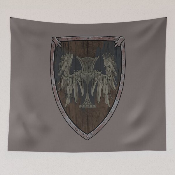 Item preview, The Winged Chalice: Shield of the Hedge Knight, Ser Arlan of Pennytree designed and sold by mongeekshirts.