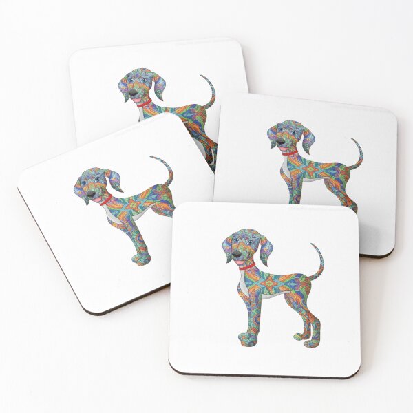 Item preview, Fun and Colorful Weimaraner designed and sold by PaintedbyCarol.