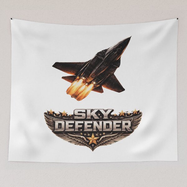 Item preview, Sky Defender Fighter Jet Aviation Art designed and sold by Combat Skies.
