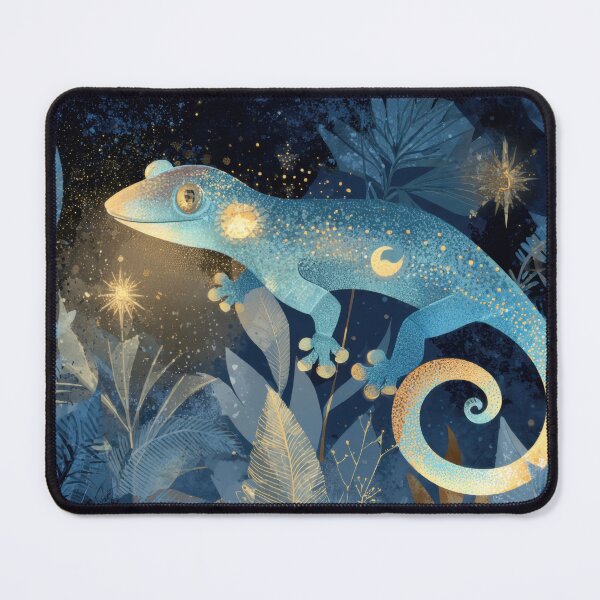 Item preview, Lizard in a magical setting at night designed and sold by anytka.